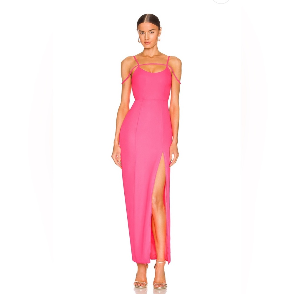 NWT Superdown Analisa Maxi Dress in Hot Pink